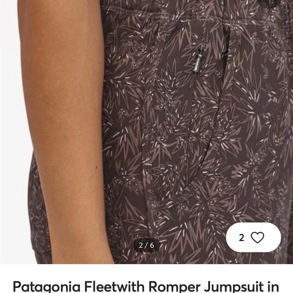 Patagonia Women's Dark Brown Jumpsuit - Picture 2 of 5